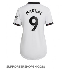 Manchester United Anthony Martial #9 Borta Matchtröja Dam 2022-23 Kortärmad